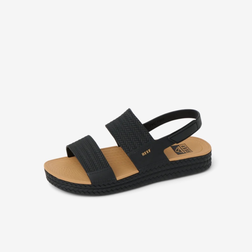Reef Two-Tone Black and Tan Sandals